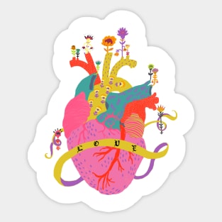 Heart Full of Love Sticker